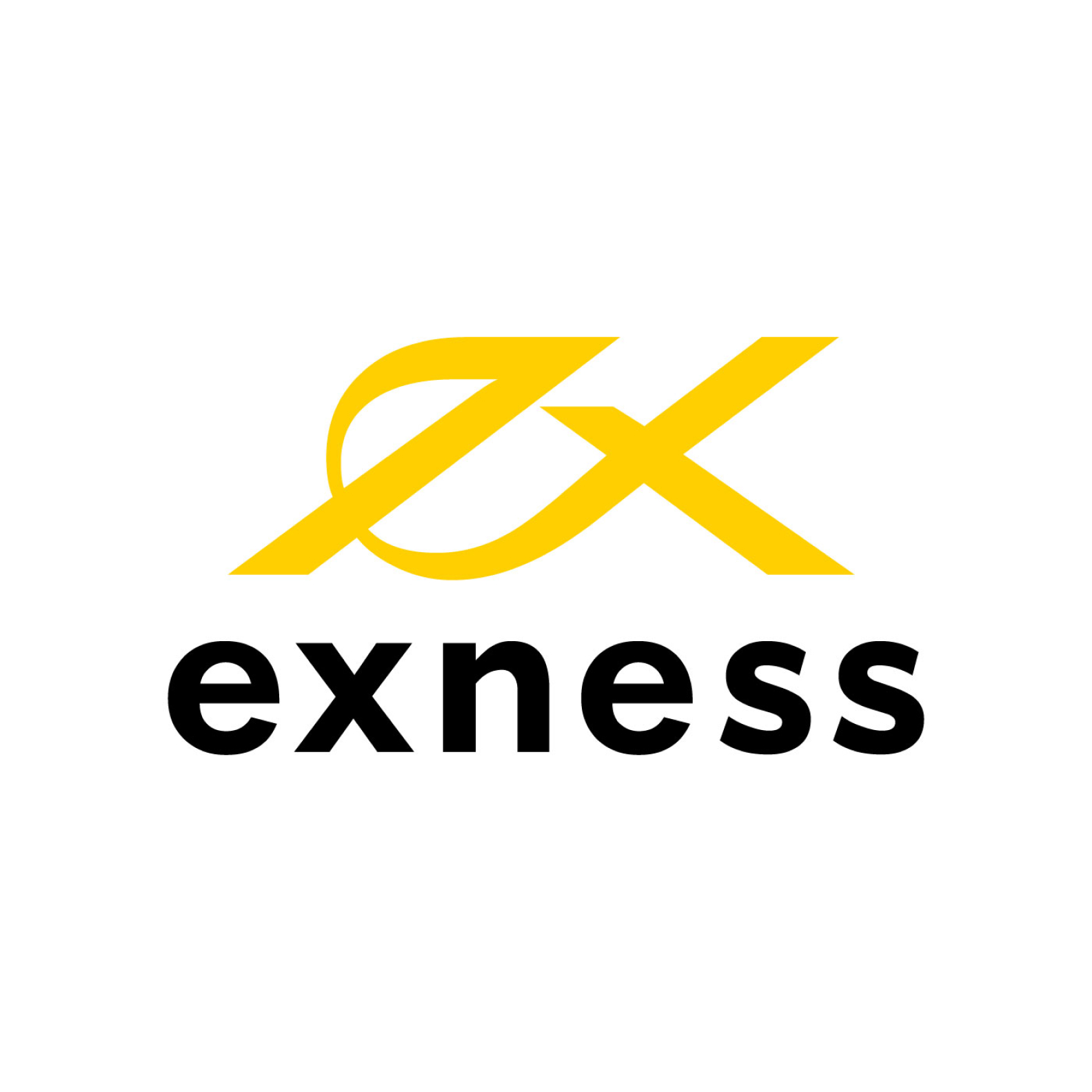 Vertical Exness Logo Black - Corretoras